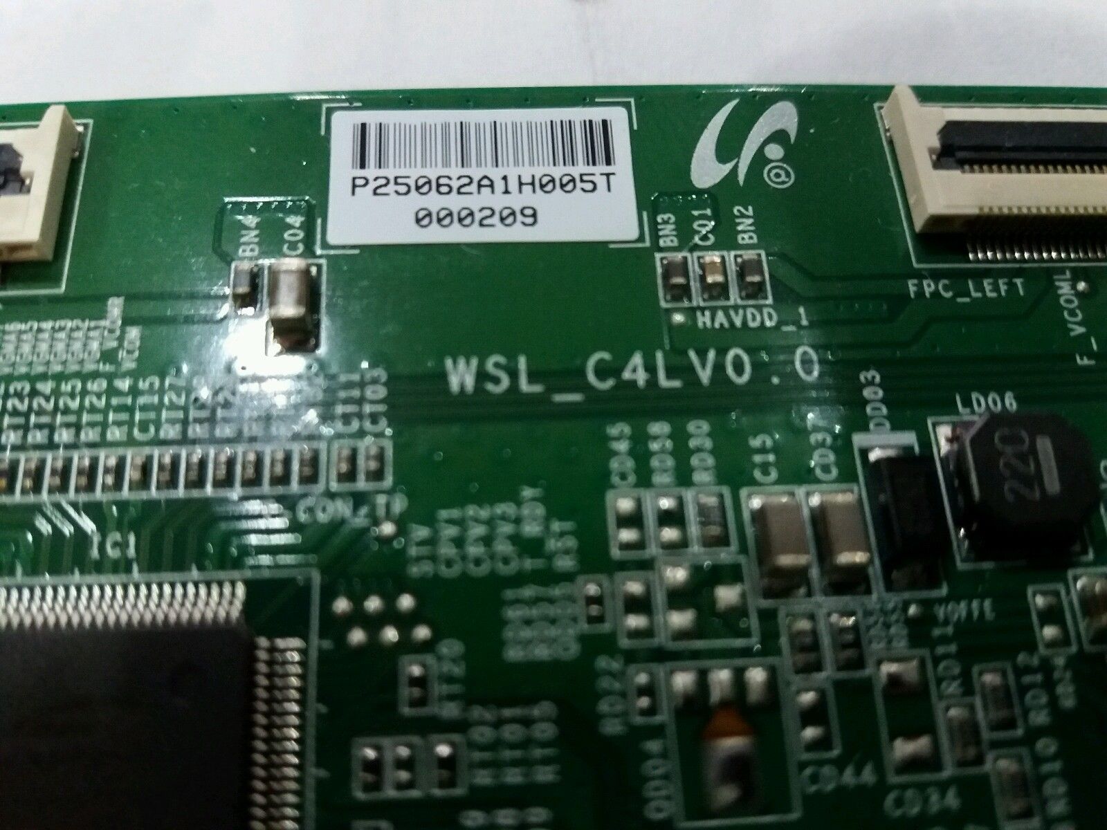 SONY KDL-46EX655 KDL-46EX650 T-con Board Samsung WSL_C4LV0.0 LJ94-25062D
